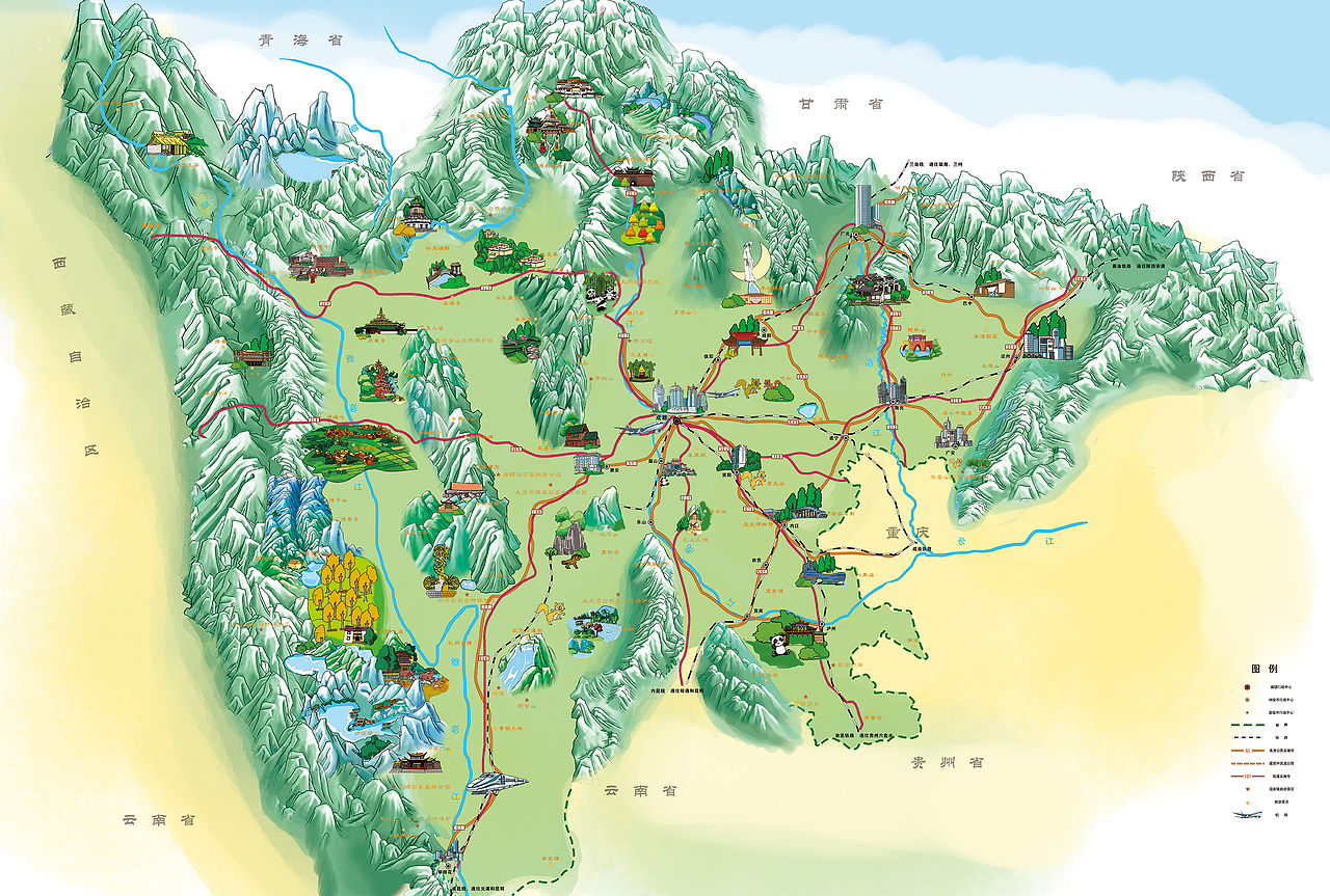 四川，天府之国的绚丽画卷